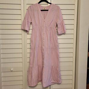 Pact Lavender Midi Dress